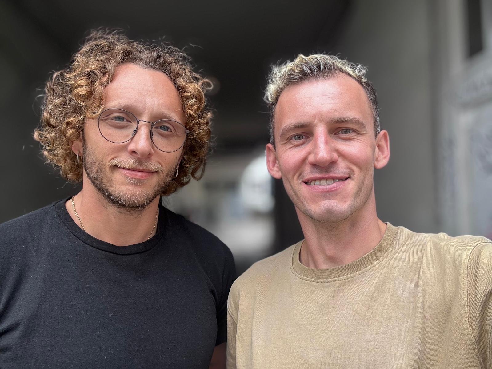 Yaro and Albert, hosts of the Pausa Founder Residency